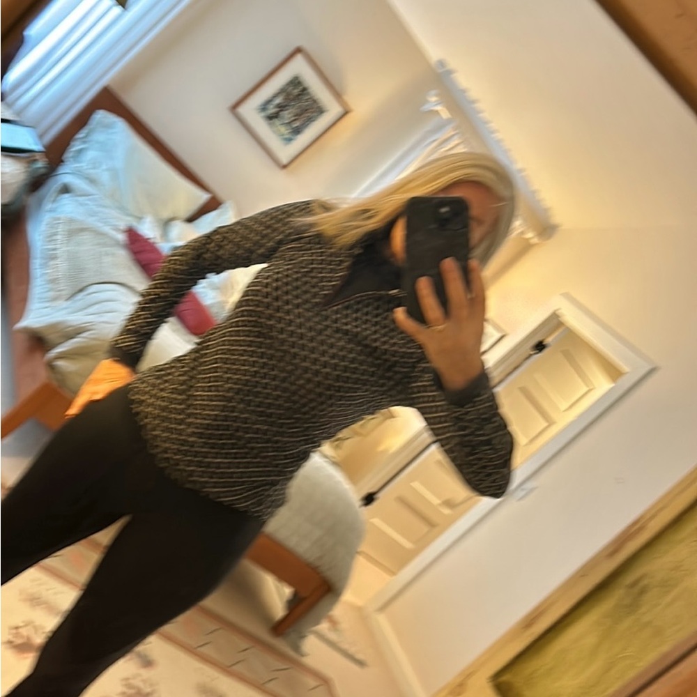 Smartwool Merino 250 1/4 Zip Base Layer Women’s Size S Pullover Mock Neck Wool